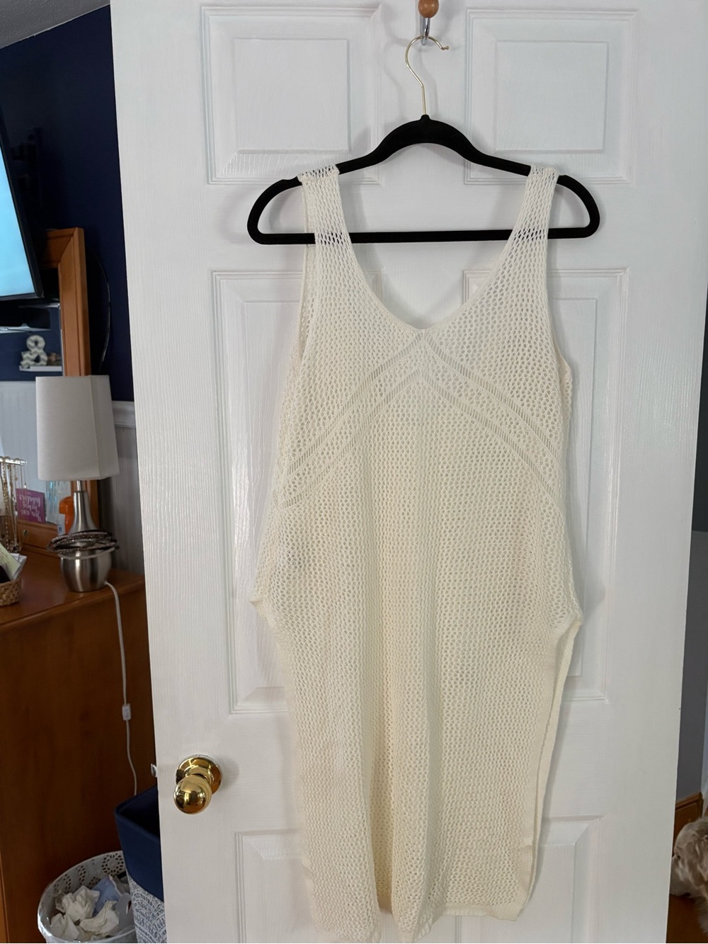 Cupshe Cream Open Knit Women’s Sweater